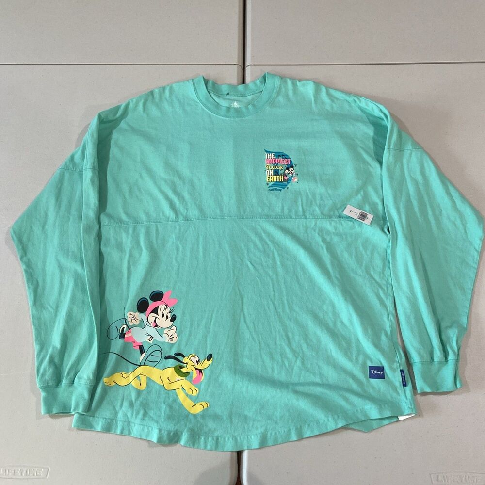 NWT Disneyland Magic Key Run Disney Spirit Jersey Mint 2025, Size L